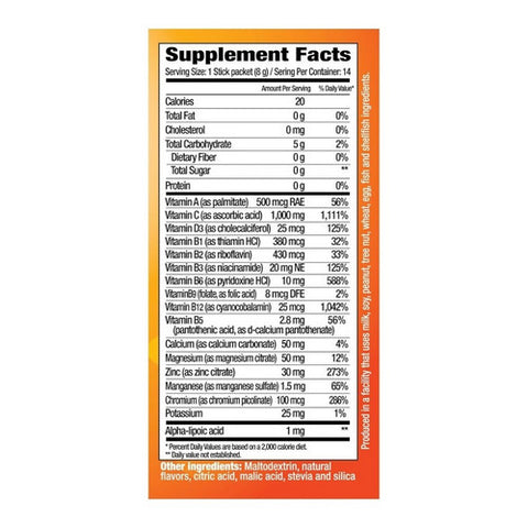 Resistence C, Vitamin C Tangerine Flavor, 1000 Mg, 14 Count