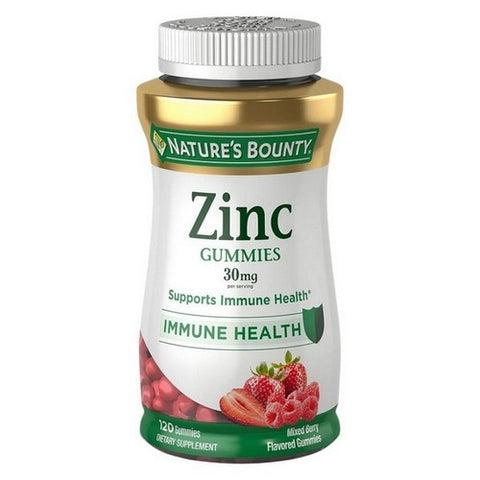 Nature's Bounty, Zinc Gummies Immune Support, 30 Mg, 120 Count