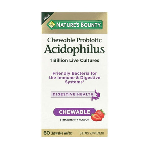 Nature's Bounty, Acidophilus Probiotic, 60 Count