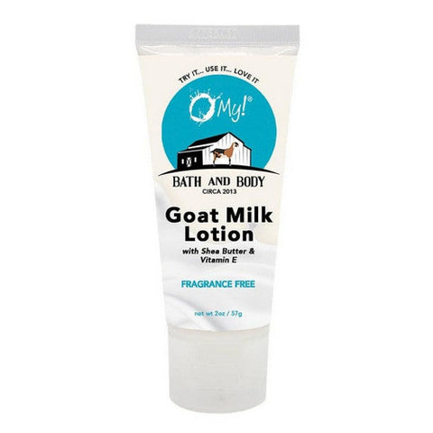 O MY!, Goat Milk Lotion Fragrance Free, 2 Oz O MY!