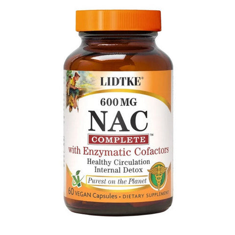 Lidtke, NAC Complete With Enzymatic Cofactors, 60 Caps Lidtke