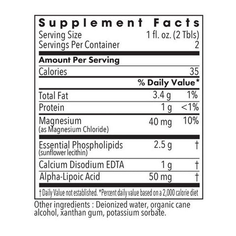 Nutricology/ Allergy Research Group, LipoPhos EDTA, 60 Ml