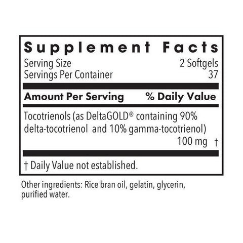 Nutricology/ Allergy Research Group, Delta-Fraction Tocotrienols, 75 Softgels Nutricology/ Allergy Research Group