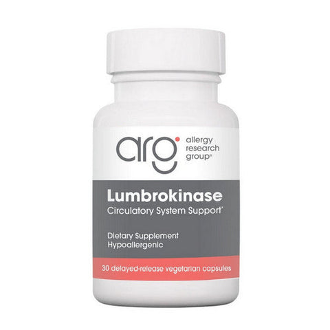 Nutricology/ Allergy Research Group, Lumbrokinase, 30 Veg Caps Nutricology/ Allergy Research Group