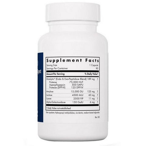 Nutricology/ Allergy Research Group, Full Spectrum Digest With Glutalytic, 90 Veg Caps
