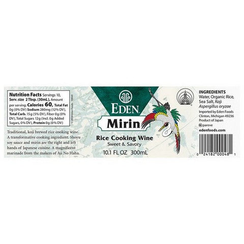 Eden Foods, Mirin Rice Cooking Wine, 10.1 Oz (Case Of 12) Eden Foods