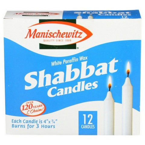 Manischewitz, Passover Shabbat Candles, 12 Count (Case Of 24)