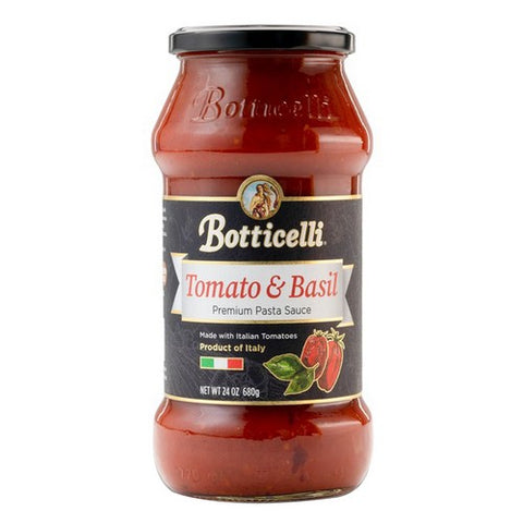 Botticelli Foods Llc, Tomato And Basil Pasta Sauce, 24 Oz (Case Of 6)