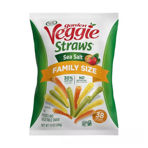 Sensible Portions, Veggie Straws Sea Salt, 12 Oz (Case Of 8)
