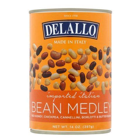 Delallo, Bean Medley, 14 Oz (Case Of 12)