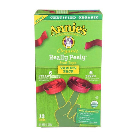 Annie's Homegrown, Fruit Tape Variety Pack, 9 Oz (Case Of 6)