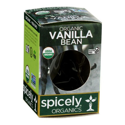 Spicely Organics, Organic Vanilla Bean, .2 Oz (Case Of 6)