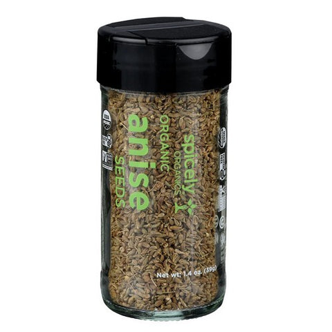 Spicely Organics, Organic Anise Seeds Whole, 1.4 Oz (Case Of 3)