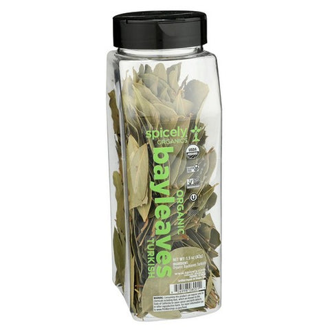 Spicely Organics, Organic Bay Leaves Turkish, 1.5 Oz (Case Of 2)