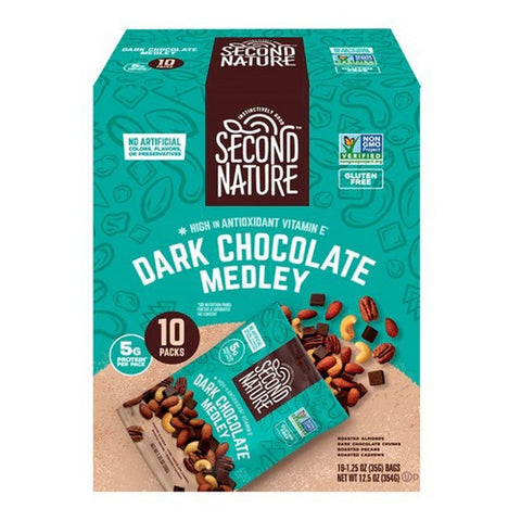 Second Nature, Dark Chocolate Medley Mix, 12.5 Oz (Case Of 4)