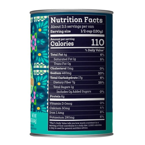 Siete, Organic Beans Vegan Refried Pinto Beans, 16 Oz (Case Of 12)