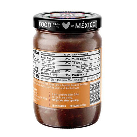Somos, Roasted Tomatillo Pasilla Salsa, 12 Oz (Case Of 6) Somos