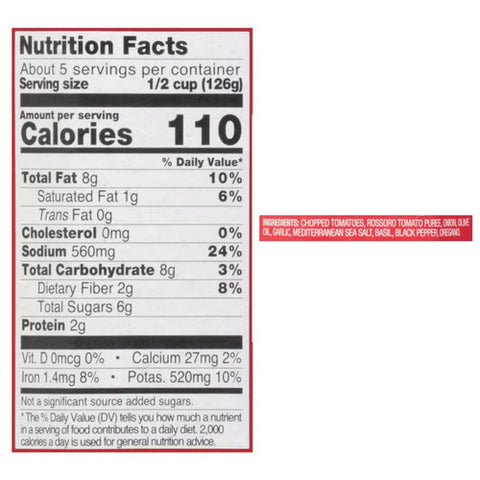 Mutti, Marinara Pasta Sauce, 24 Oz (Case Of 6)