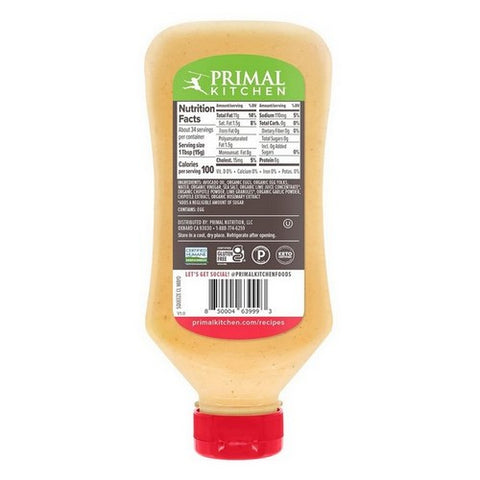Primal Kitchen, Squeeze Chipolte Lime Real Mayo With Avocado Oil, 17 Oz (Case Of 6)