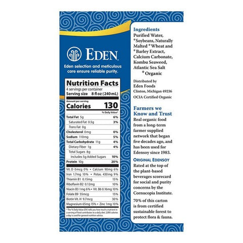 Eden Foods, Original Edensoy Organic, 32 Oz (Case Of 12)