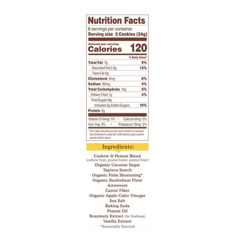 Simple Mills, Nut Butter Stuffed Sandwich Cookies Peanut Butter, 6.7 Oz (Case Of 8)