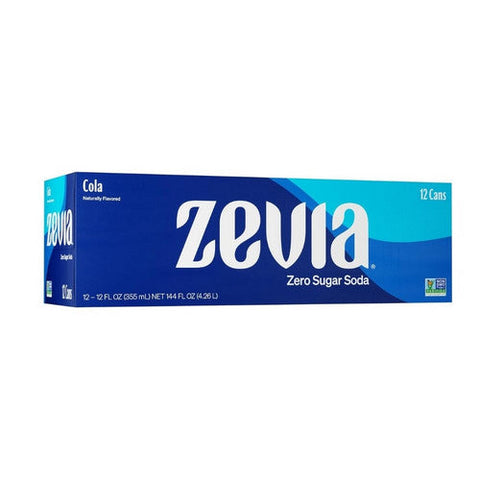 Zevia, Cola Soda Zero Calorie, 144 Oz (Case Of 2) Zevia