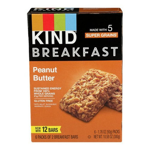 Kind, Breakfast Peanut Butter Bars, 10.58 Oz (Case Of 5)