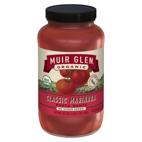 Muir Glen, Organic Classic Marinara Pasta Sauce, 23.5 Oz (Case Of 12)