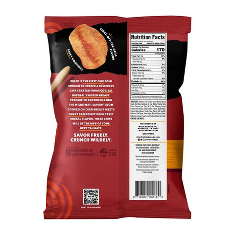 Wilde Snacks, BBQ Chicken Chips, 4 Oz (Case Of 12)