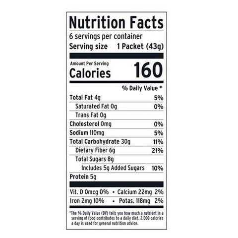 Purely Elizabeth, Superfood Oatmeal Banana Nut With Prebiotic Fiber, 9.12 Oz (Case Of 6)