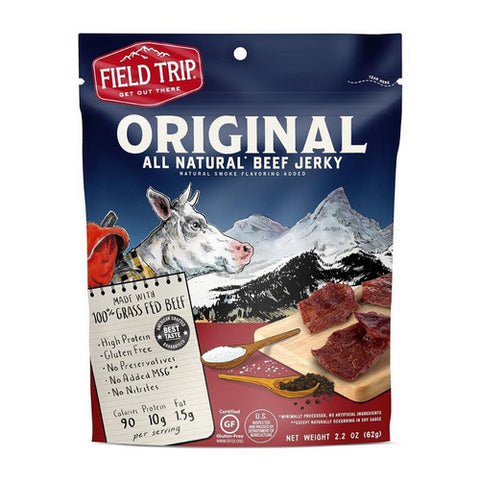 Fieldtrip, Original Beef Jerky, 2.2 Oz(Case Of 9)