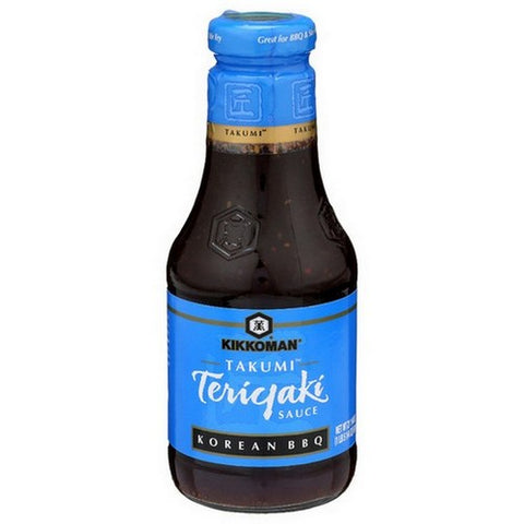 Kikkoman, Takumi Teriyaki Korean BBQ Sauce, 21.25 Oz(Case Of 6)