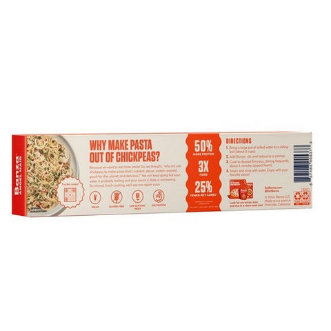 Banza, Angel Hair Chickpea Pasta, 8 Oz(Case Of 12)