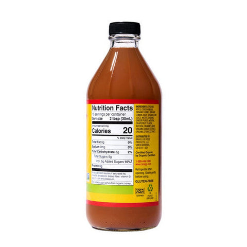 Bragg, Organic Apple Cider Vinegar Blends With Citrus Ginger, 16 Oz(Case Of 12) Bragg