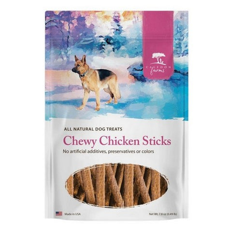 Caledon Farms, Chewy Chicken Sticks Dog Treats, 7.8 Oz(Case Of 4)
