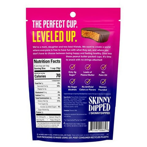 Nature Nate's, Dark Chocolate Peanut Butter Cup, 3.17 Oz(Case Of 10)