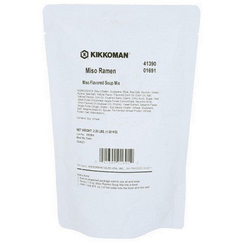 Kikkoman, Miso Ramen Flavored Soup Mix, 2.2 Lbs(Case Of 4) Kikkoman