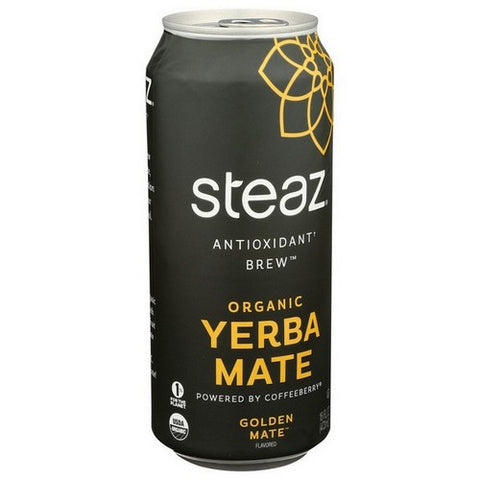 Steaz, Organic Golden Mate Yerba Mate, 16 Oz(Case Of 12)