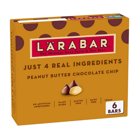 Larabar, Peanut Butter Chocolate Chip Protein Bar, 9.6 Oz(Case Of 8)