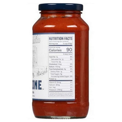 Carbone, Marinara Pasta Sauce, 24 Oz(Case Of 6)