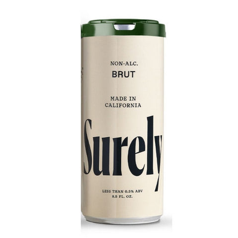 Surely, Non Alcoholic Brut Can, 34 Oz(Case Of 6)