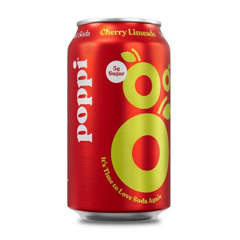 Poppi, Prebiotic Soda Cherry Lime, 12 Oz(Case Of 12) Poppi