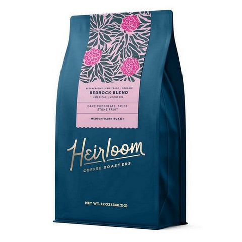 Heirloom, Bedrock Coffee Blend, 12 Oz(Case Of 6)