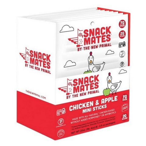 The New Primal, Chicken Apple Meat Stick, 2.5 Oz(Case Of 8)