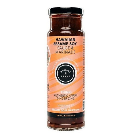 Humble And Frank Foods, Hawaiian Sesame Soy Sauce And Marinade, 8.45 Oz(Case Of 6)