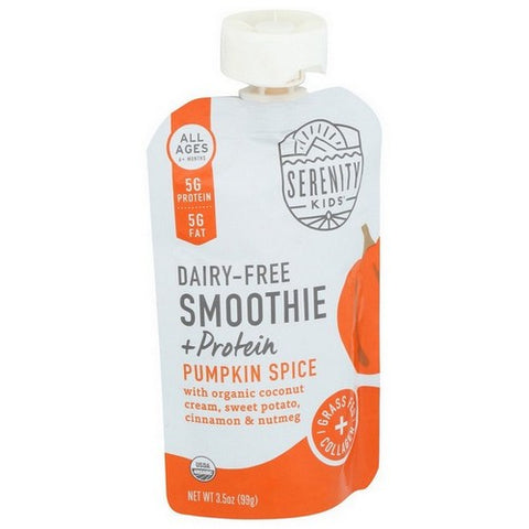 Serenity Kids, Smoothie Pumpkin Spice, 3.5 Oz(Case Of 6)