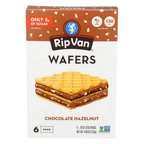 Rip Van, Chocolate Hazelnut Wafer Cookie, 4.68 Oz(Case Of 6)