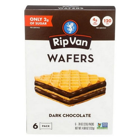 Rip Van, Dark Chocolate Wafer Cookie, 4.68 Oz(Case Of 6)