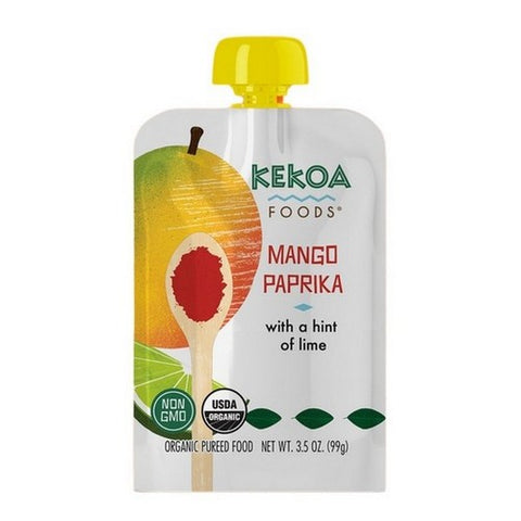 Kekoa, Mango Paprika Squeeze Pouch, 3.5 Oz(Case Of 6)