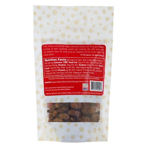 Maisie Janes, Honey Glazed Cashew Nuts Christmas, 2.5 Oz(Case Of 12)
